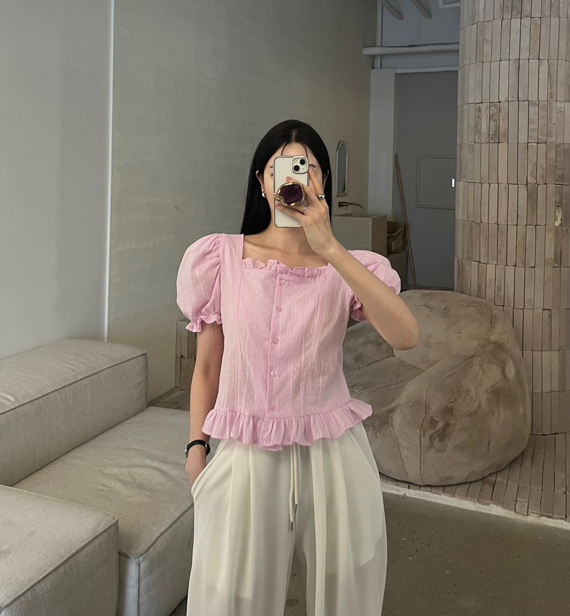 AMUSE SEOUL韓國直郵女裝新品26夏季人氣熱賣襯衫蕾絲衫AMUSE SEOUL襯衫/蕾絲衫