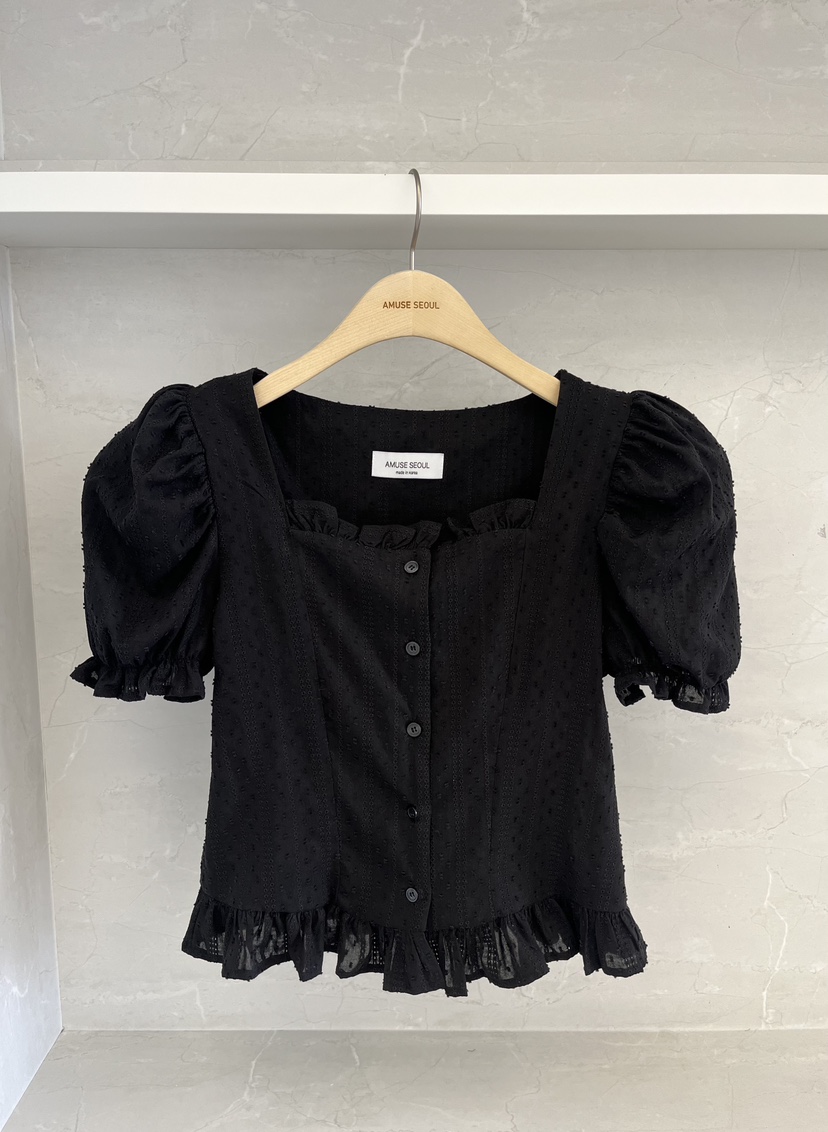 AMUSE SEOUL韓國直郵女裝新品26夏季人氣熱賣襯衫蕾絲衫AMUSE SEOUL襯衫/蕾絲衫圖色3