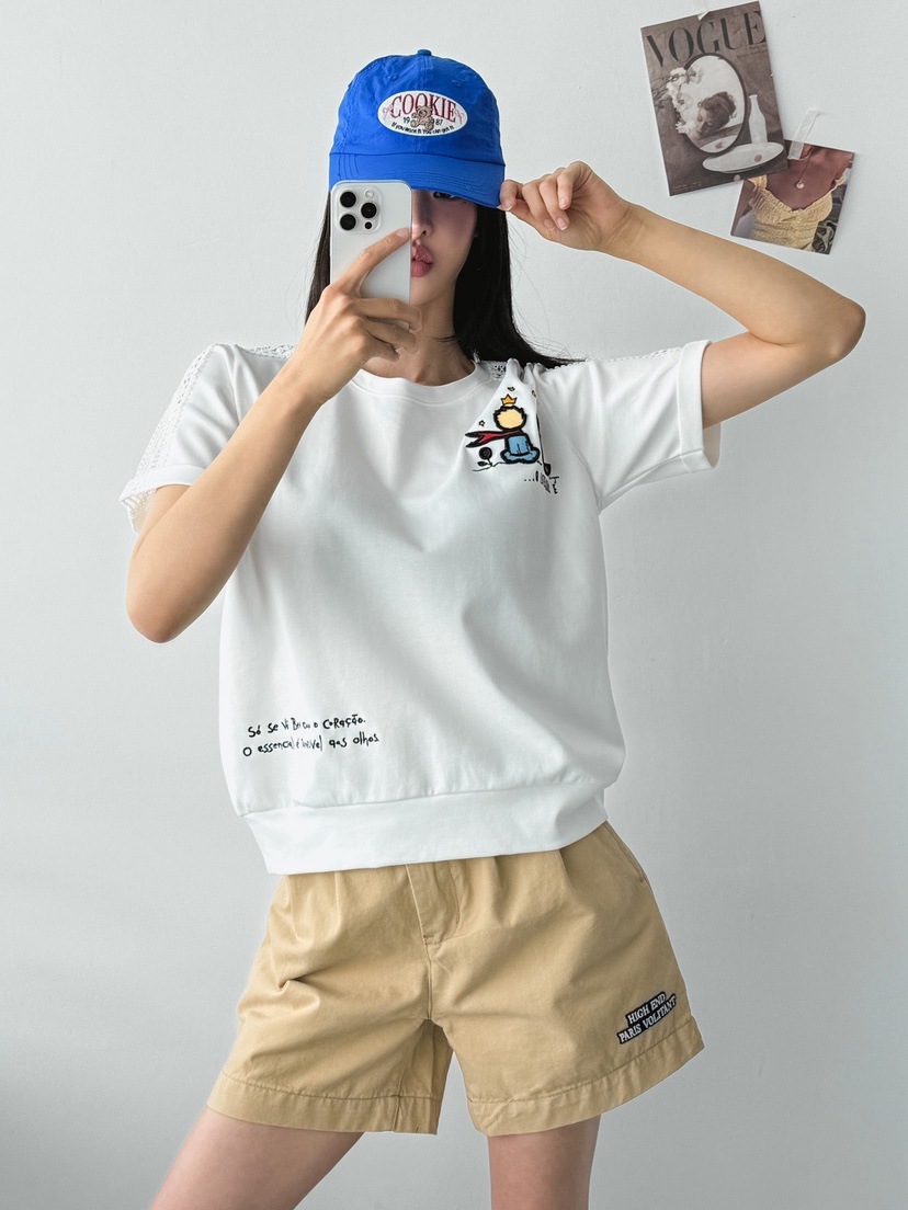 IAAN韓國代購女士新品時尚人氣熱賣休閑26夏季推薦T恤iaAnT恤