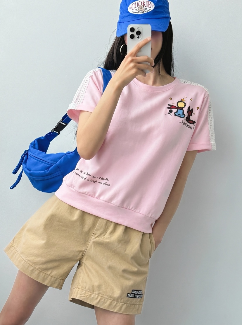 IAAN韓國代購女士新品時尚人氣熱賣休閑26夏季推薦T恤iaAnT恤