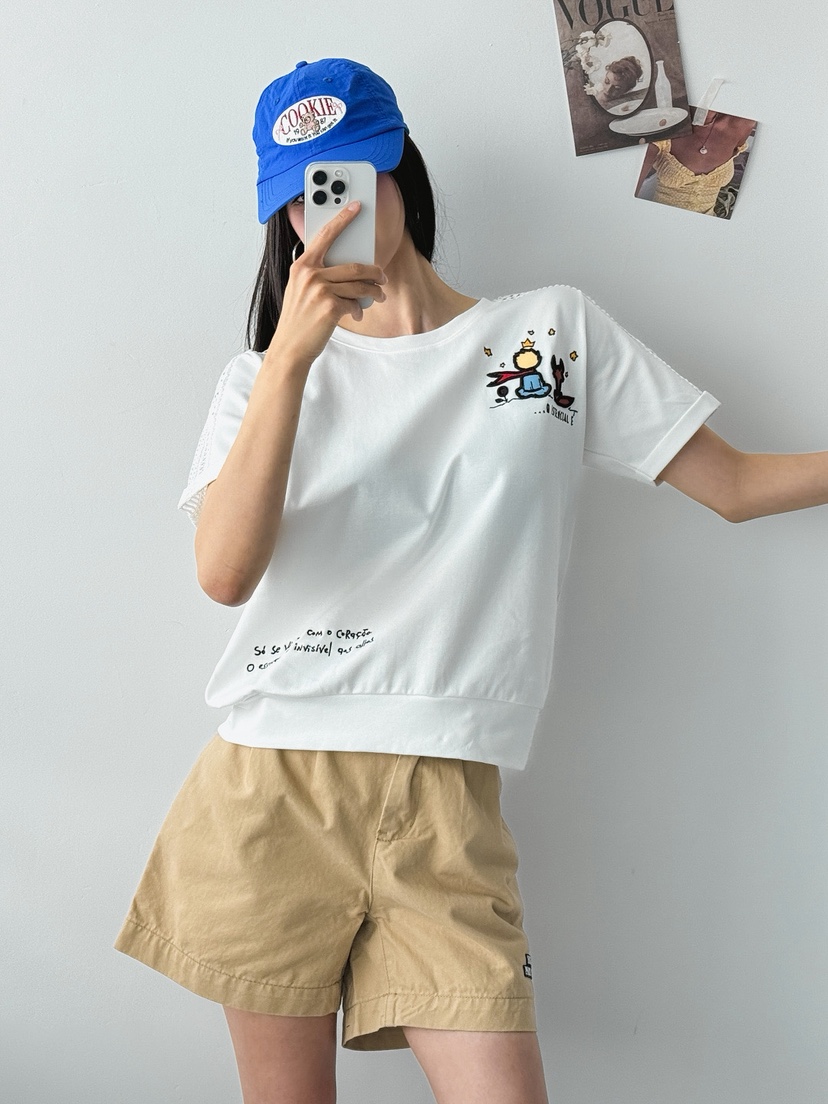 IAAN韓國代購女士新品時尚人氣熱賣休閑26夏季推薦T恤iaAnT恤