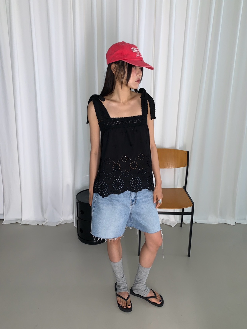 MORE THAN-P韓國直郵女士新品26夏季熱賣休閑人氣吊帶背心MORE THAN吊帶/背心