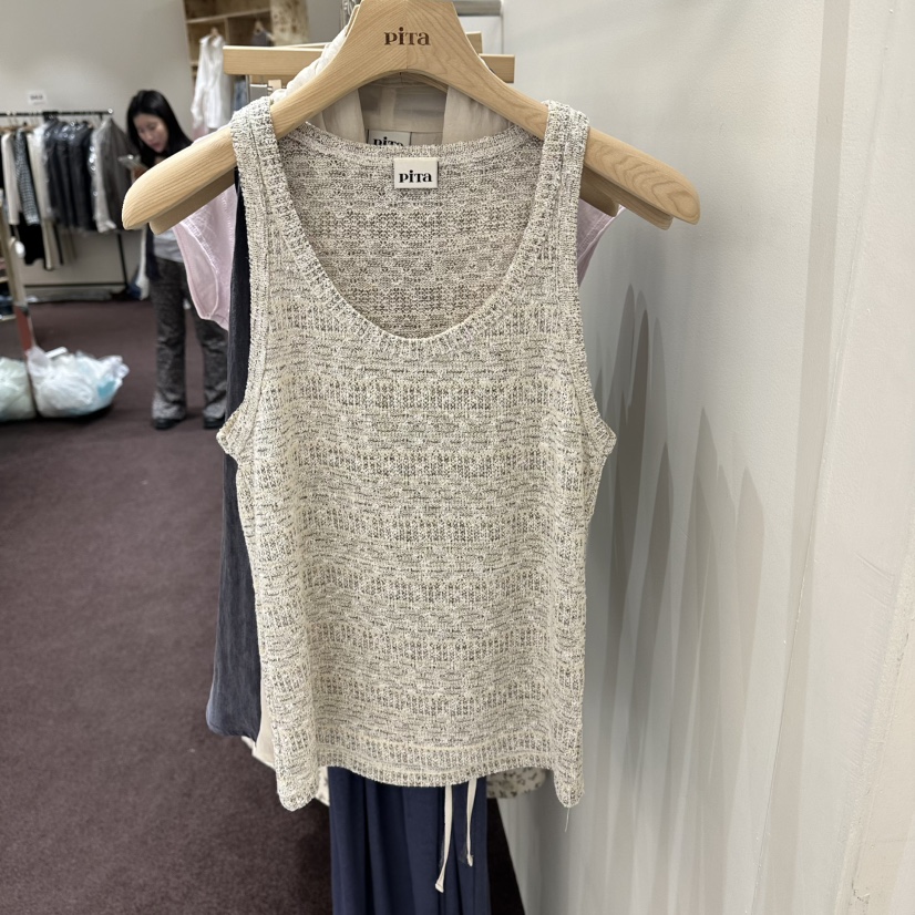 PITA/THEVERLIN韓國直郵實拍女士新款26夏季休閑吊帶背心PITA/THEVERLIN吊帶/背心圖色2