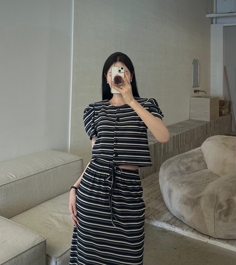 AMUSE SEOUL韓國東大門代購女裝新品推薦人氣休閑26夏季長裙AMUSE SEOUL長裙