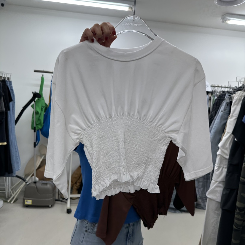 TOPDRESSING韓國代購女裝新款26夏季人氣熱賣時尚推薦T恤TOPDRESSINGT恤圖色1