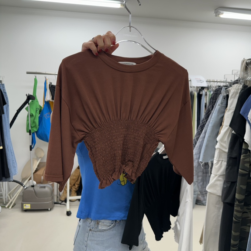 TOPDRESSING韓國代購女裝新款26夏季人氣熱賣時尚推薦T恤TOPDRESSINGT恤圖色2