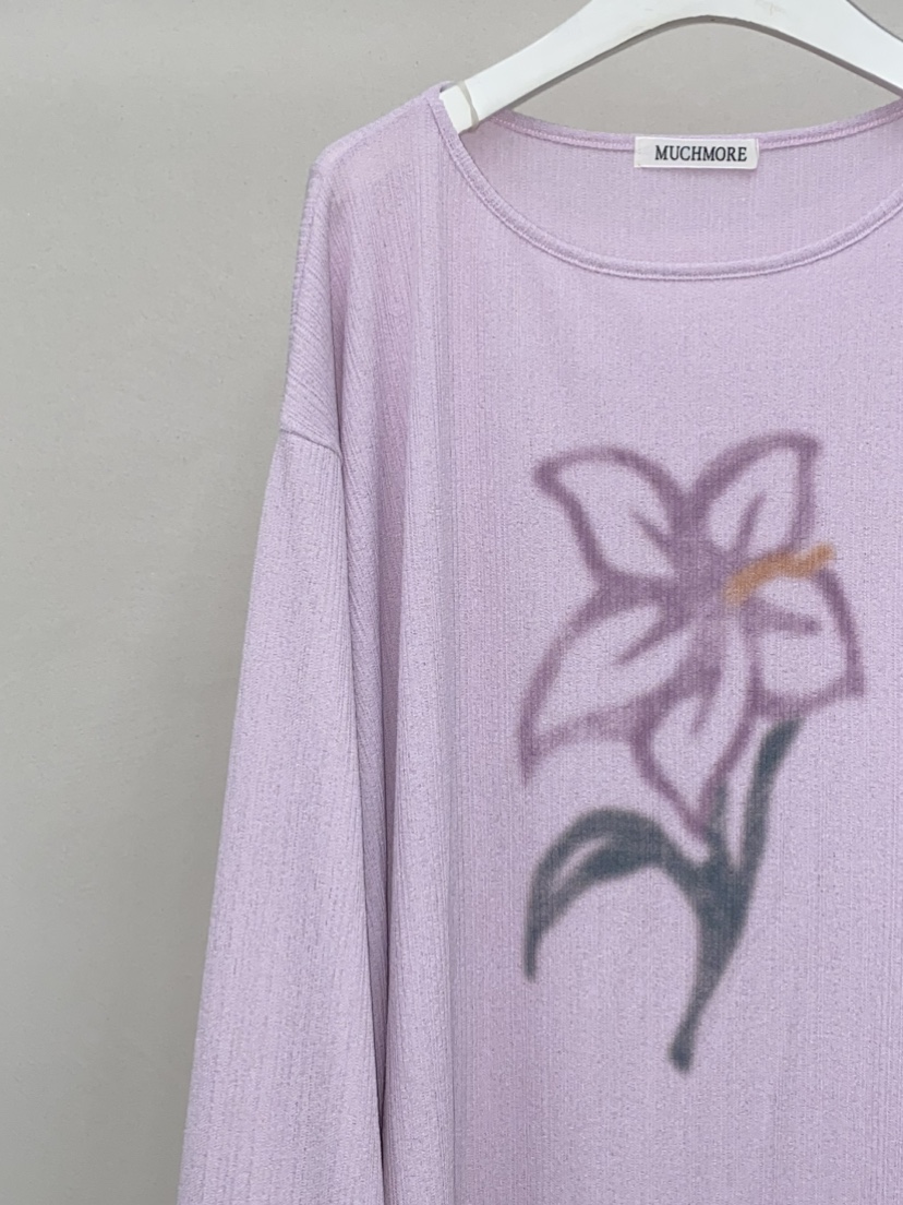 MUCH MORE/JACKPOT韓國直郵實拍女裝新品26夏季長袖T恤MUCH MORE/JACKPOT長袖T恤