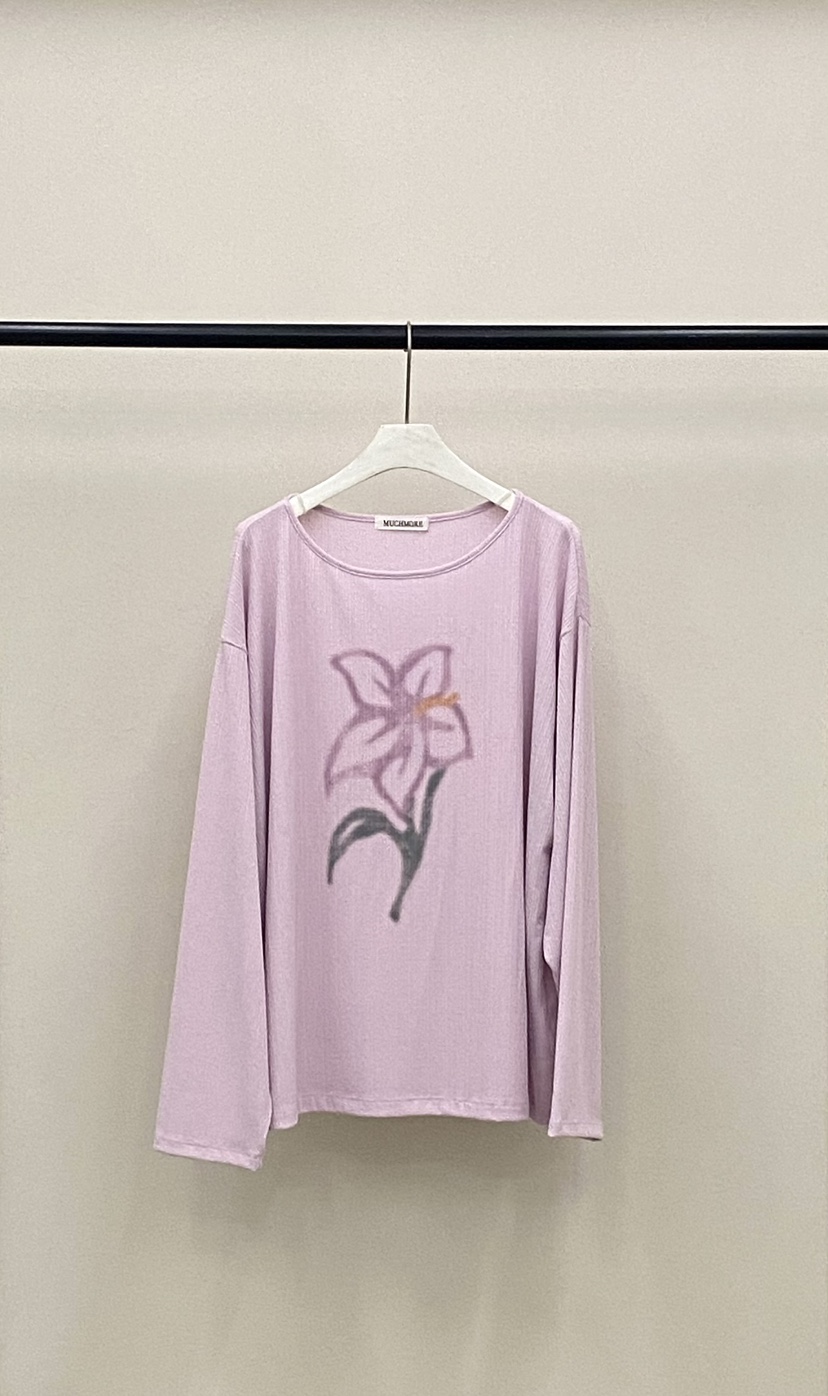 MUCH MORE/JACKPOT韓國直郵實拍女裝新品26夏季長袖T恤MUCH MORE/JACKPOT長袖T恤圖色1
