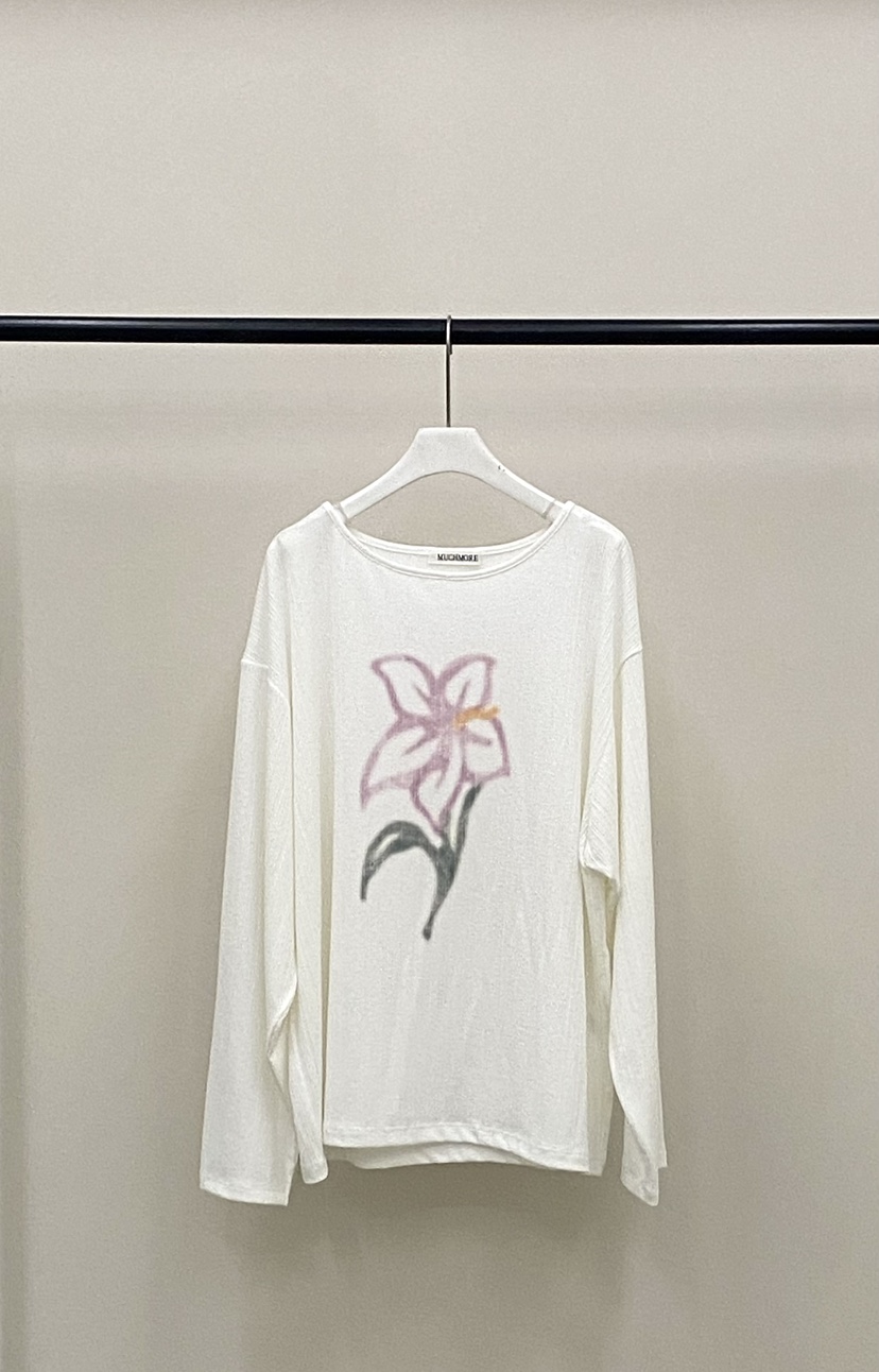 MUCH MORE/JACKPOT韓國直郵實拍女裝新品26夏季長袖T恤MUCH MORE/JACKPOT長袖T恤圖色2