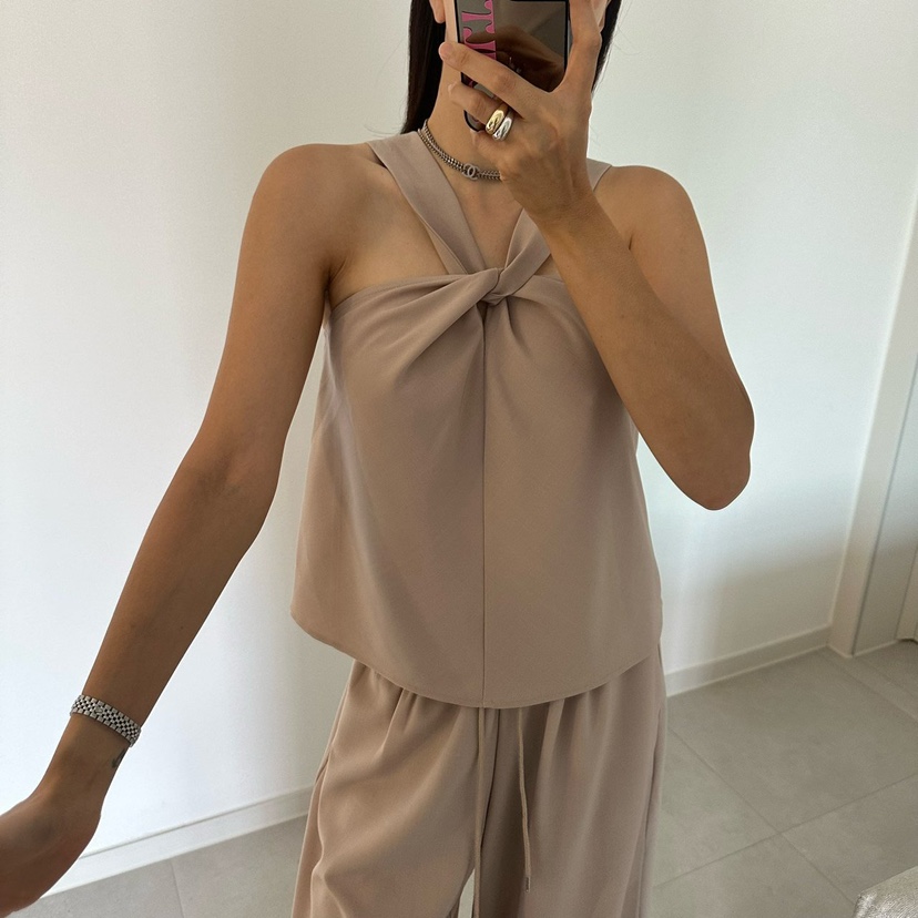 SOUIT韓國代購女士新品26夏季休閑人氣時尚熱賣吊帶背心無袖SOUIT by mabel-L吊帶/背心