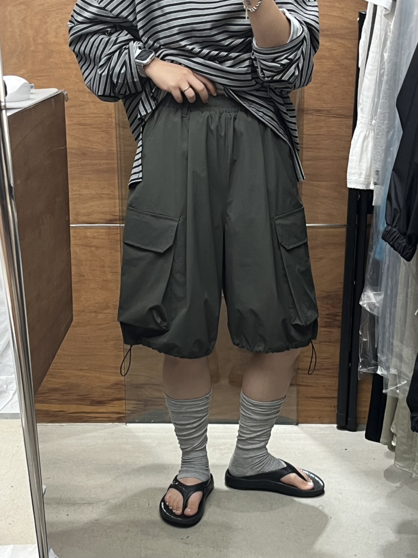 BEAMING SEOUL韓國東大門直郵女裝新品推薦短褲雙排扣工裝BEAMING SEOUL短褲