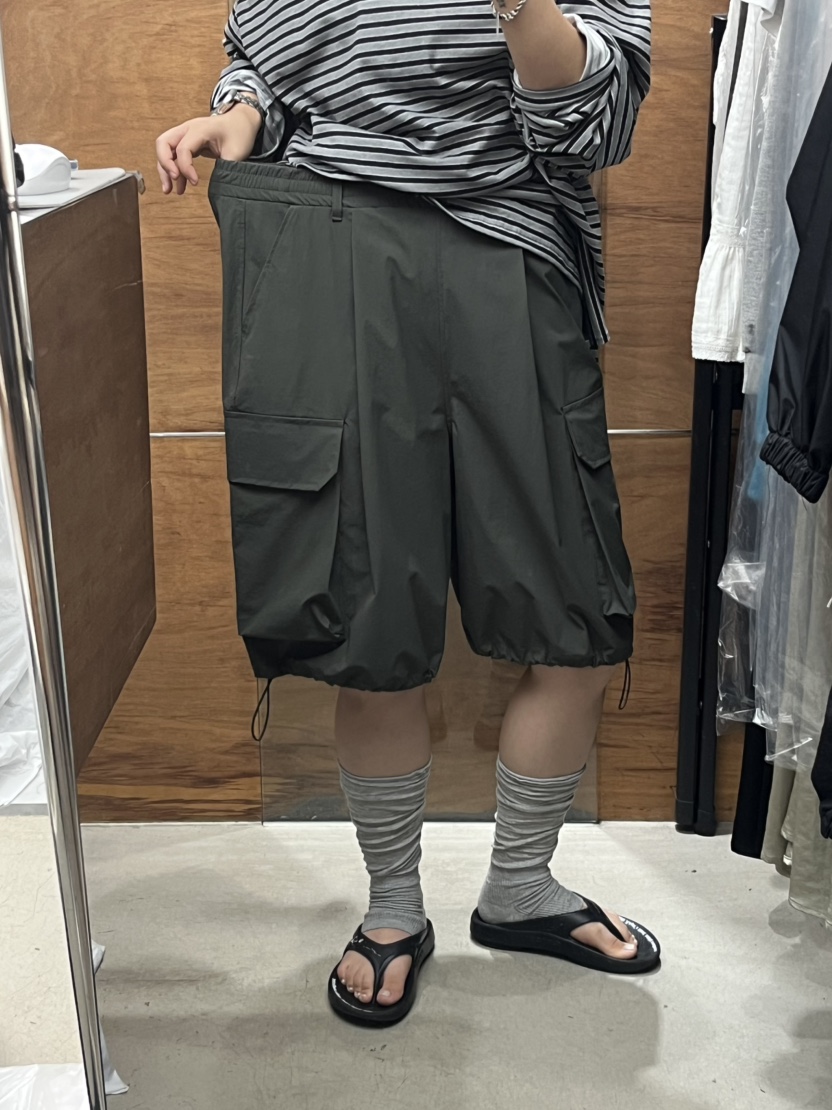 BEAMING SEOUL韓國東大門直郵女裝新品推薦短褲雙排扣工裝BEAMING SEOUL短褲