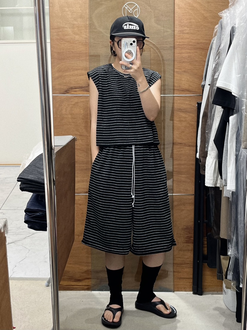 BEAMING SEOUL韓國東大門直郵女裝新品26夏季時尚短褲條紋BEAMING SEOUL短褲