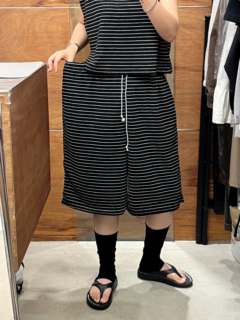 BEAMING SEOUL韓國東大門直郵女裝新品26夏季時尚短褲條紋BEAMING SEOUL短褲