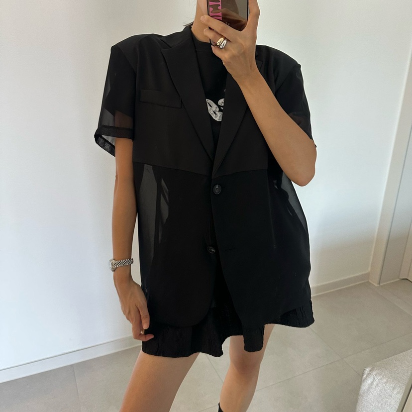 SOUIT韓國東大門直郵女裝新款推薦熱賣26夏季西裝西服雪紡SOUIT by mabel-L西裝/西服