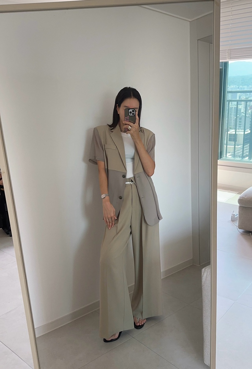 SOUIT韓國東大門直郵女裝新款推薦熱賣26夏季西裝西服雪紡SOUIT by mabel-L西裝/西服
