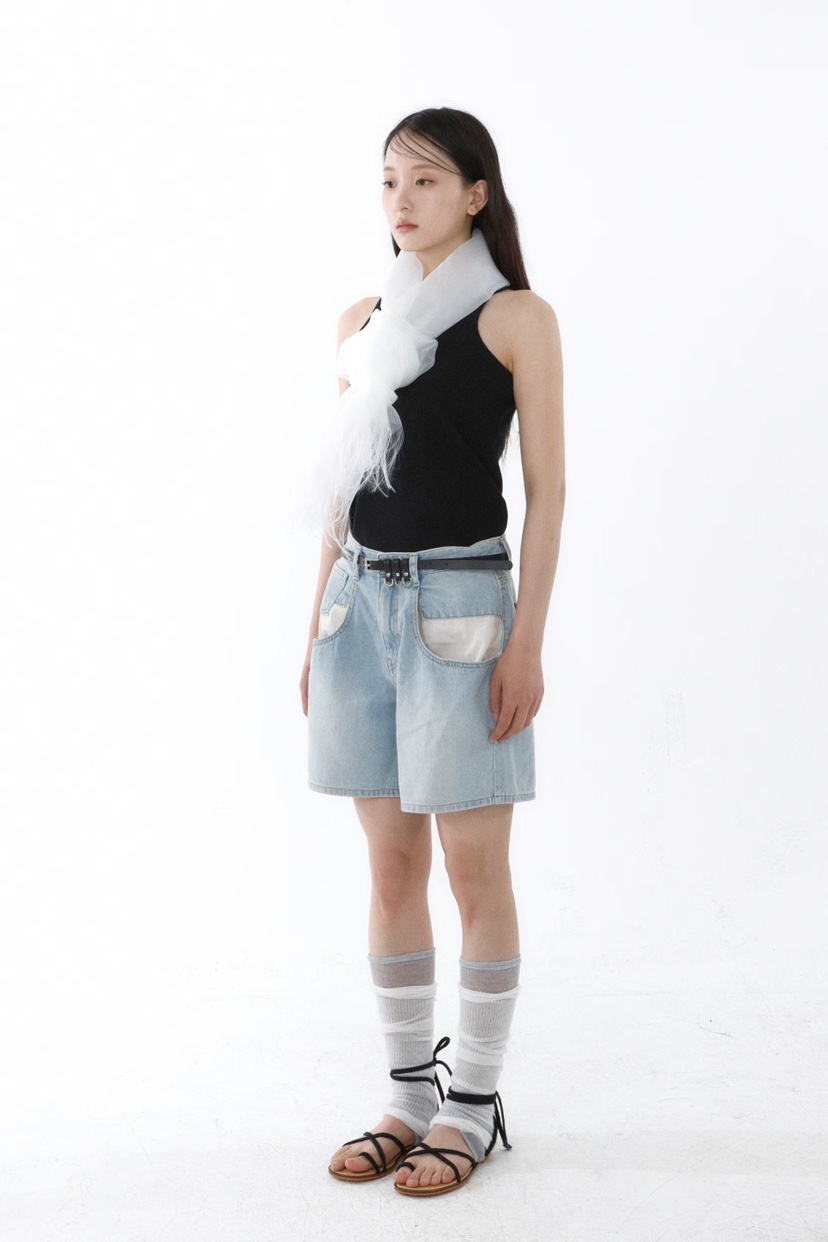 GENTLE B/LOVENTINA韓國直郵女裝新品人氣短褲不含腰帶雙口袋GENTLE B/LOVENTINA短褲