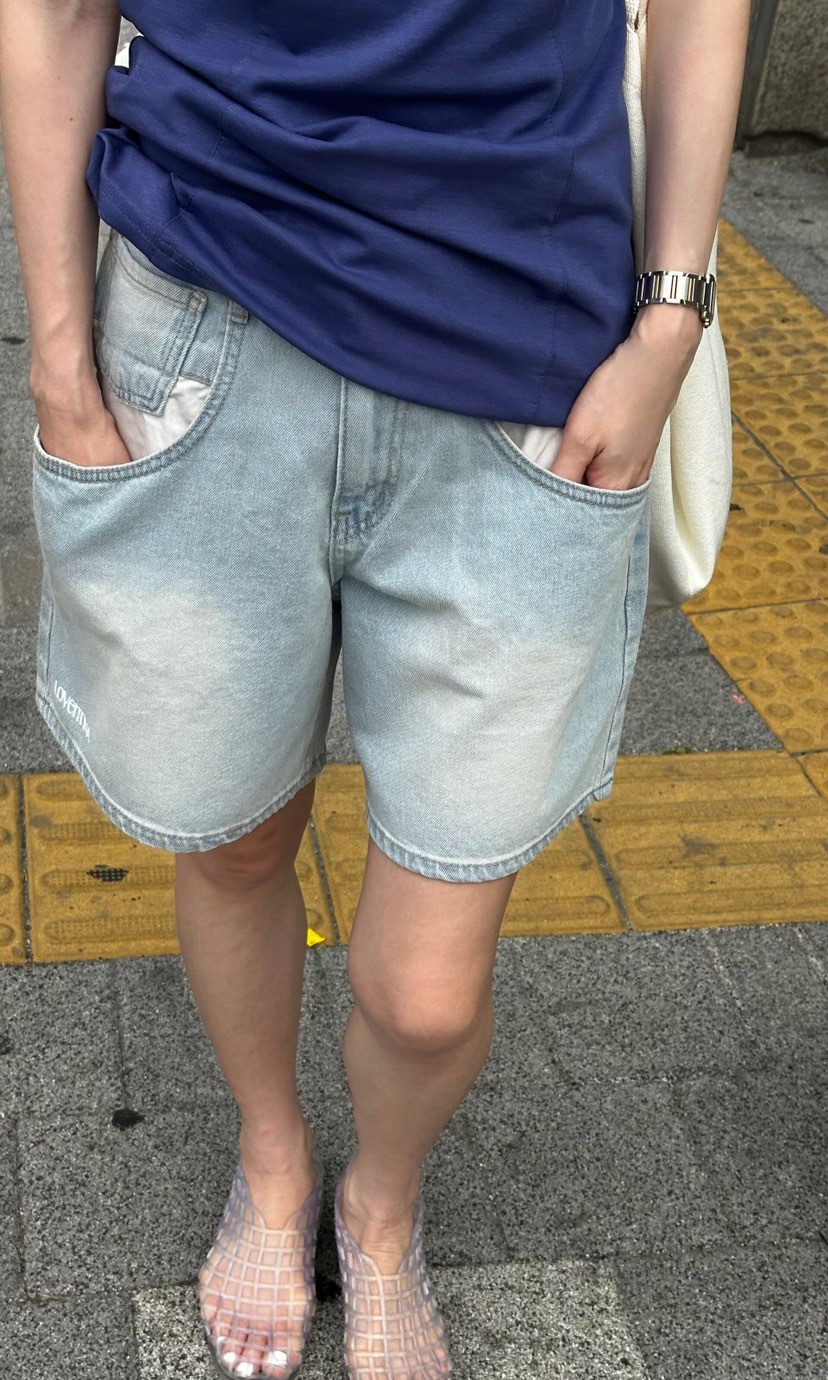 GENTLE B/LOVENTINA韓國直郵女裝新品人氣短褲不含腰帶雙口袋GENTLE B/LOVENTINA短褲
