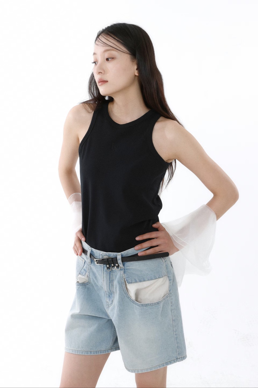 GENTLE B/LOVENTINA韓國直郵女裝新品人氣短褲不含腰帶雙口袋GENTLE B/LOVENTINA短褲