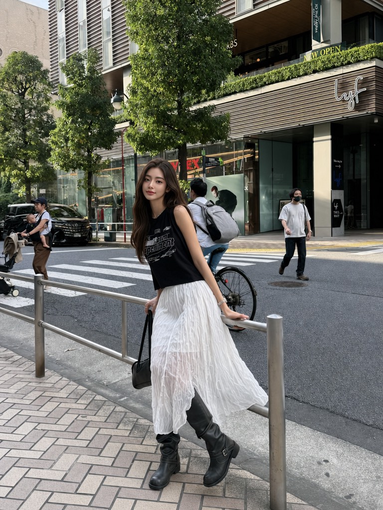 REIZ韓國直郵女士新品熱賣推薦休閑時尚人氣半身裙中短裙REIZ半身裙/中短裙