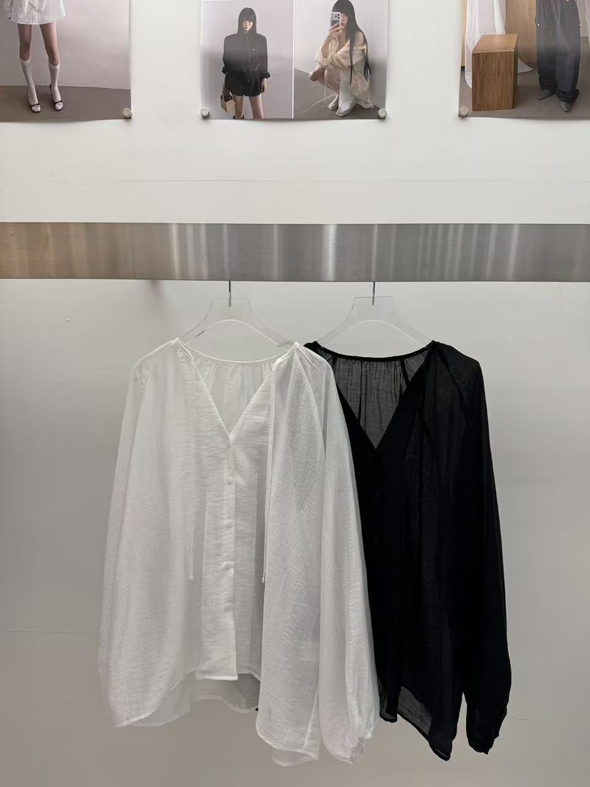 AMOOD韓國代購女士新品人氣時尚休閑推薦熱賣26夏季襯衫蕾絲衫AMOOD襯衫/蕾絲衫