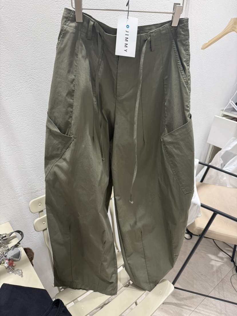 JIMMY韓國直郵女裝新款26夏季熱賣時尚休閑推薦休閑褲工裝褲JIMMY/REMAKE休閑褲圖色1