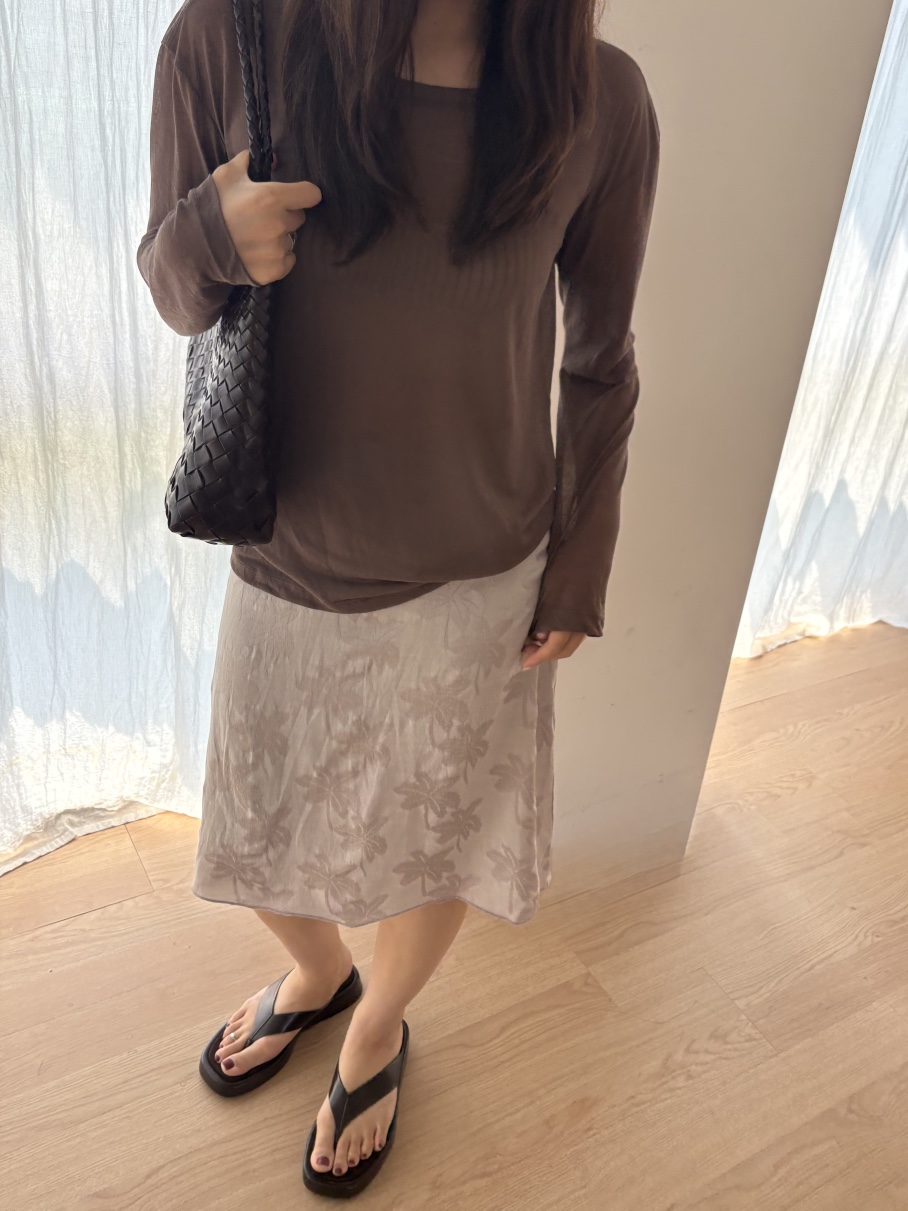 TORRE韓國東大門代購女士新款熱賣26夏季半身裙中短裙亞麻TORRE半身裙/中短裙