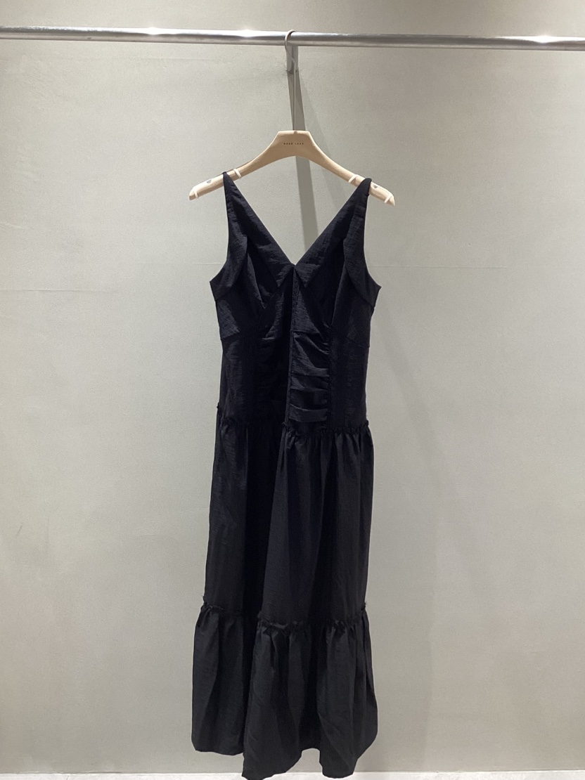 NEAR LEAP-P東大門實拍韓國女士新品人氣連衣裙OPS褶皺NEAR LEAP/The N:L連衣裙圖色2