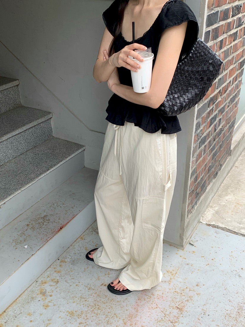 RIETTE東大門實拍韓國女士新款26夏季人氣休閑時尚休閑褲RIETTE休閑褲