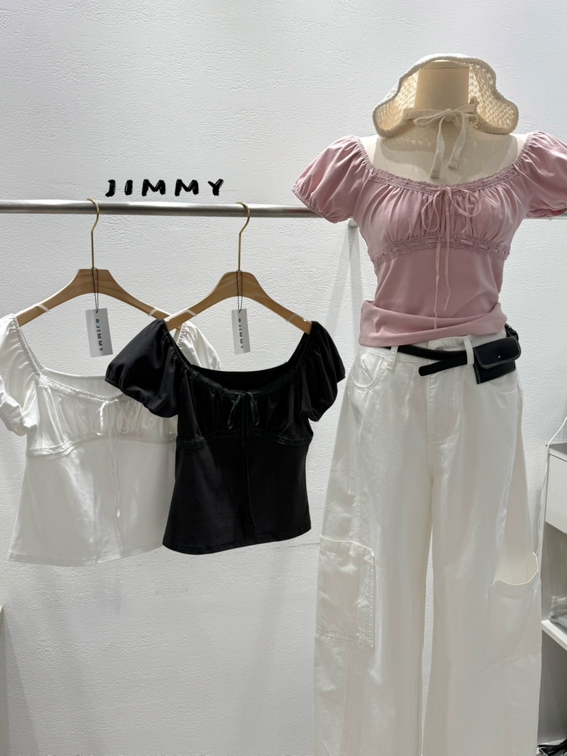 JIMMY韓國東大門代購女裝新款熱賣推薦休閑26夏季人氣T恤JIMMY/REMAKET恤