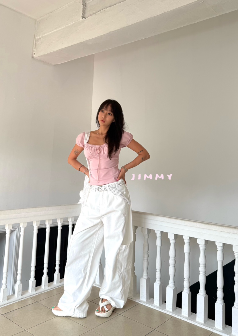 JIMMY韓國東大門代購女裝新款熱賣推薦休閑26夏季人氣T恤JIMMY/REMAKET恤