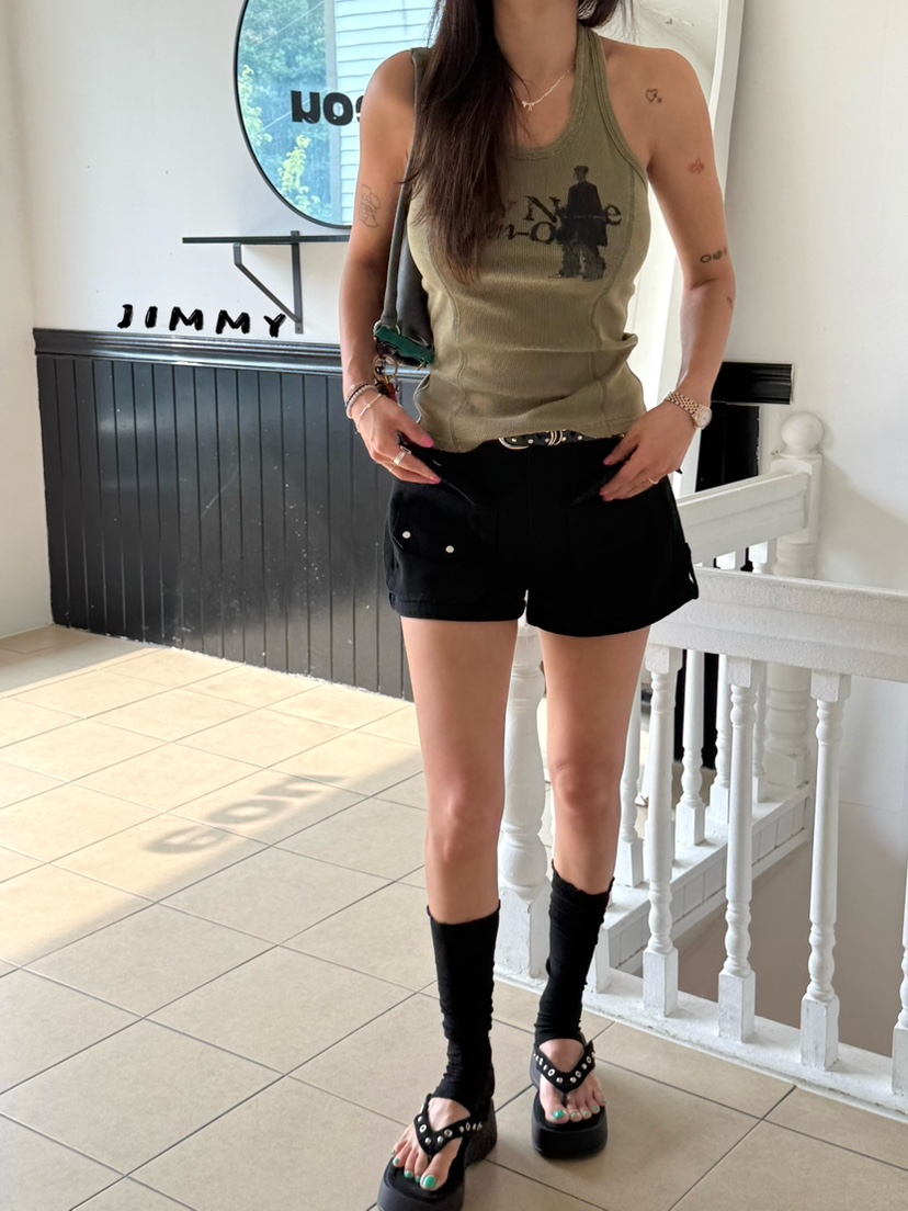 JIMMY韓國東大門直郵女士新款人氣時尚推薦熱賣休閑吊帶背心JIMMY/REMAKE吊帶/背心
