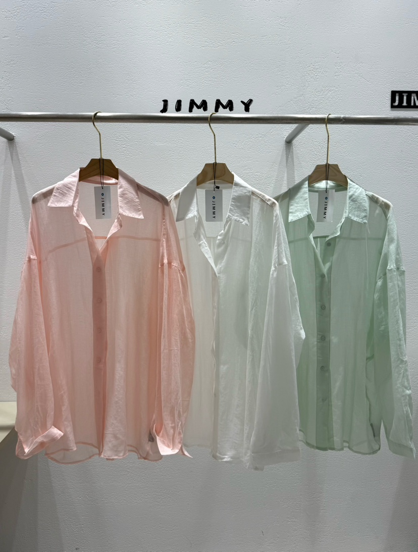 JIMMY韓國直郵女士新品推薦休閑人氣時尚26夏季襯衫蕾絲衫JIMMY/REMAKE襯衫/蕾絲衫