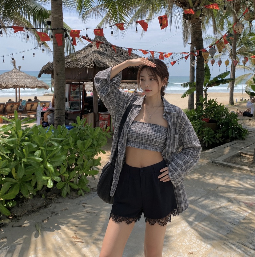 REIZ韓國直郵實拍女裝新品26夏季休閑推薦人氣熱賣吊帶背心REIZ吊帶/背心