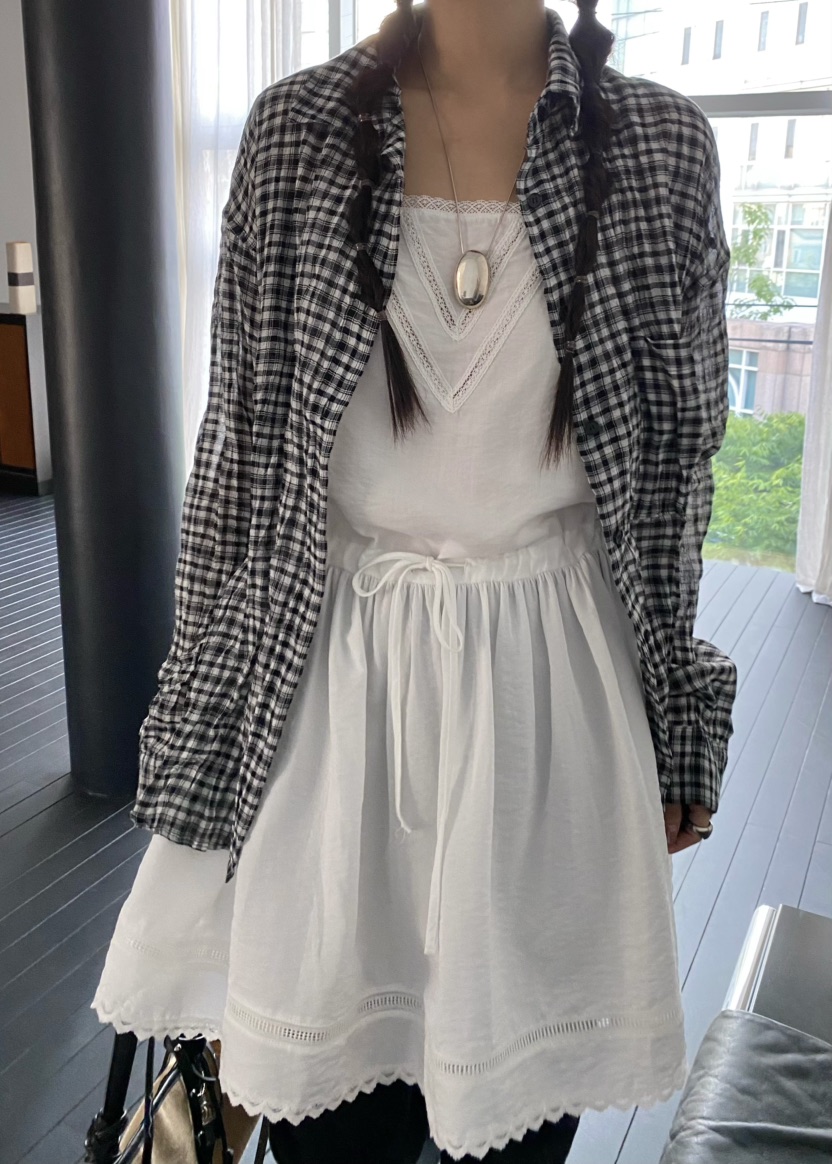 OUPPT韓國直郵實拍女裝新品26夏季人氣襯衫蕾絲衫不含內搭OUPPT襯衫/蕾絲衫