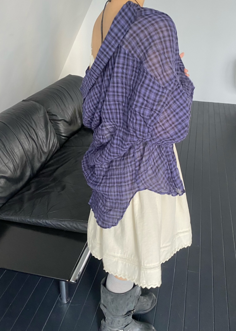 OUPPT韓國直郵實拍女裝新品26夏季人氣襯衫蕾絲衫不含內搭OUPPT襯衫/蕾絲衫