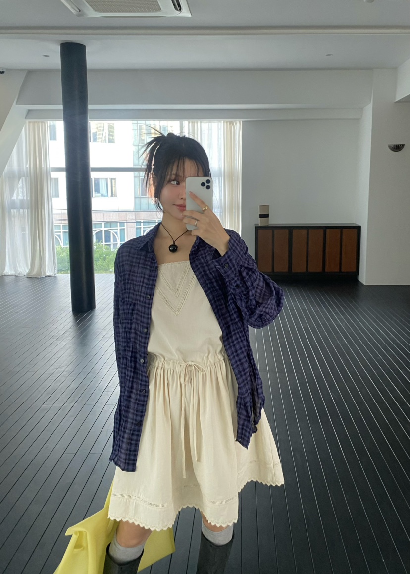 OUPPT韓國直郵實拍女裝新品26夏季人氣襯衫蕾絲衫不含內搭OUPPT襯衫/蕾絲衫