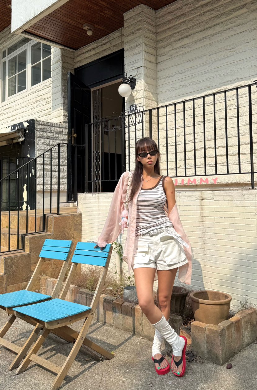 JIMMY韓國東大門直郵女士新款熱賣人氣推薦26夏季吊帶背心JIMMY/REMAKE吊帶/背心