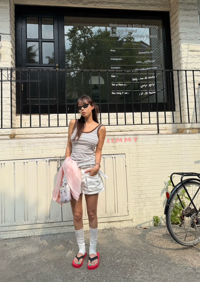 JIMMY韓國東大門直郵女士新款熱賣人氣推薦26夏季吊帶背心JIMMY/REMAKE吊帶/背心