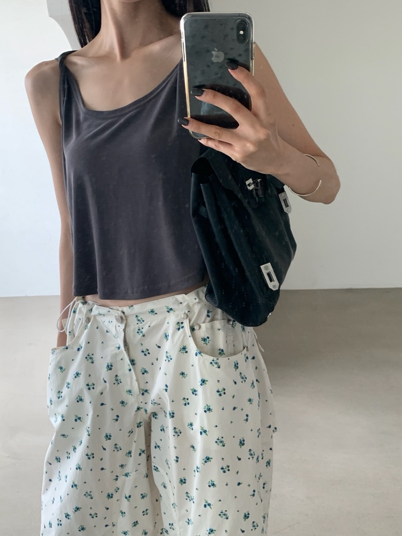 VERANDA韓國代購女裝新款26夏季人氣時尚熱賣吊帶背心無袖VERANDA吊帶/背心