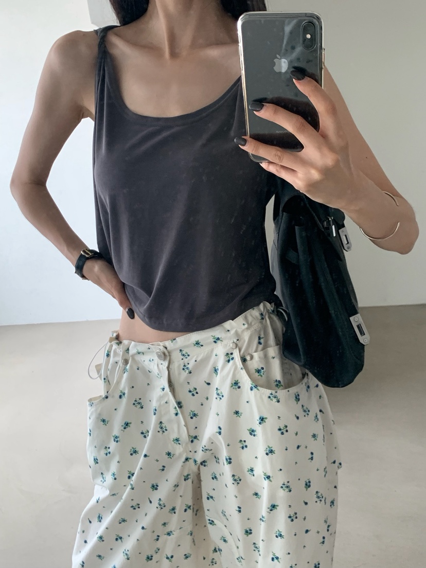 VERANDA韓國代購女裝新款26夏季人氣時尚熱賣吊帶背心無袖VERANDA吊帶/背心