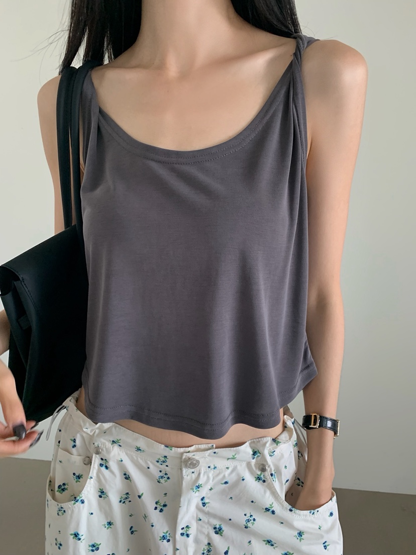 VERANDA韓國代購女裝新款26夏季人氣時尚熱賣吊帶背心無袖VERANDA吊帶/背心