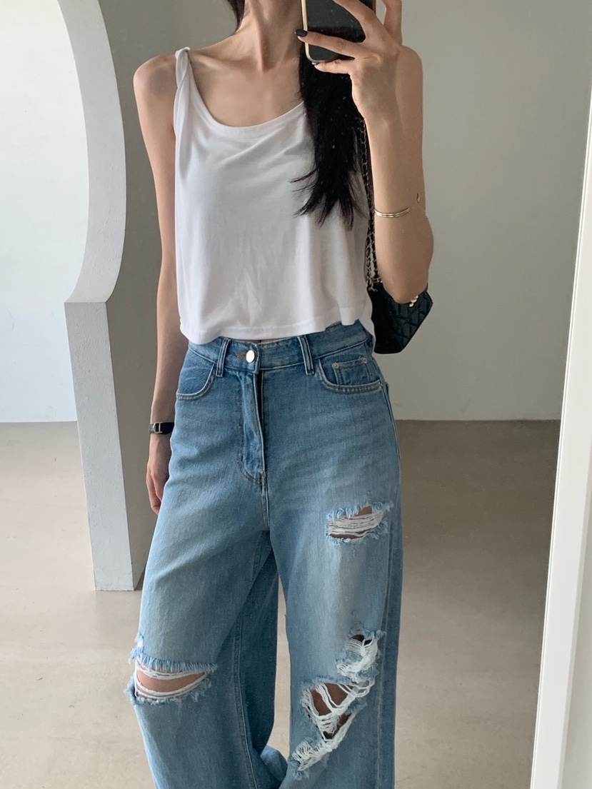 VERANDA韓國代購女裝新款26夏季人氣時尚熱賣吊帶背心無袖VERANDA吊帶/背心