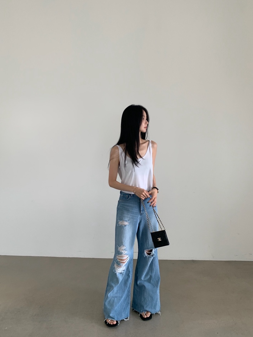 VERANDA韓國代購女裝新款26夏季人氣時尚熱賣吊帶背心無袖VERANDA吊帶/背心