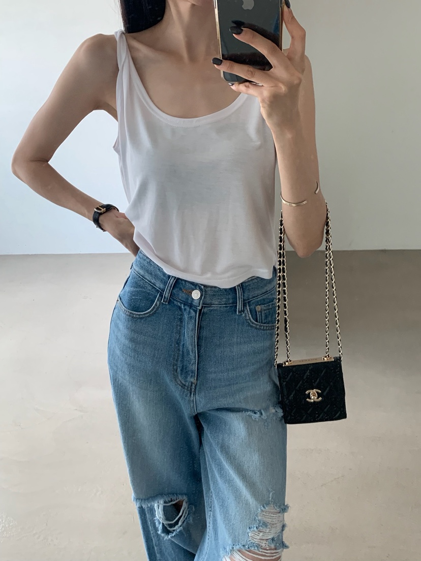 VERANDA韓國代購女裝新款26夏季人氣時尚熱賣吊帶背心無袖VERANDA吊帶/背心