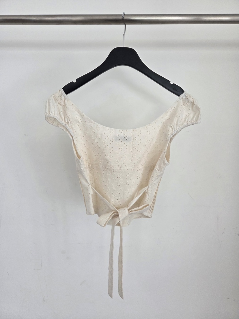 VERANDA韓國直郵女裝新品26夏季時尚熱賣人氣襯衫蕾絲衫絲帶VERANDA襯衫/蕾絲衫