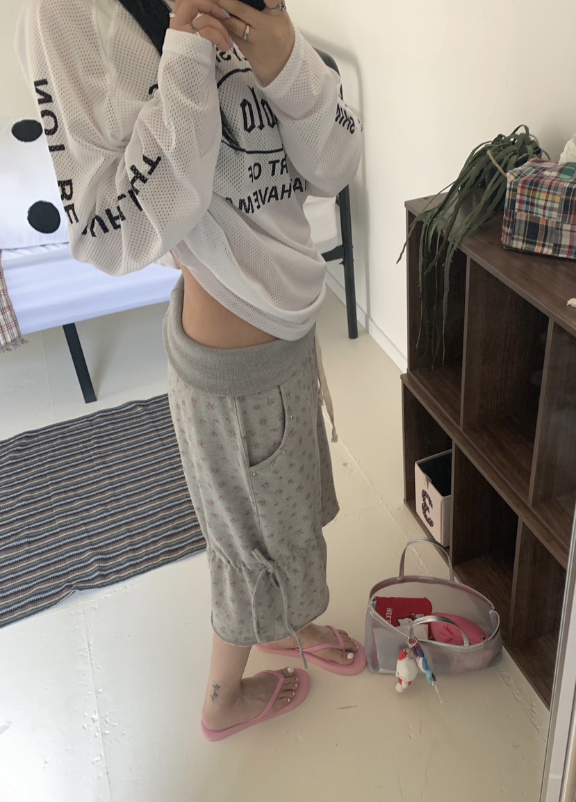 SEOLO韓國東大門代購女裝新款推薦時尚人氣長袖T恤網狀迷彩Seolo seoul長袖T恤