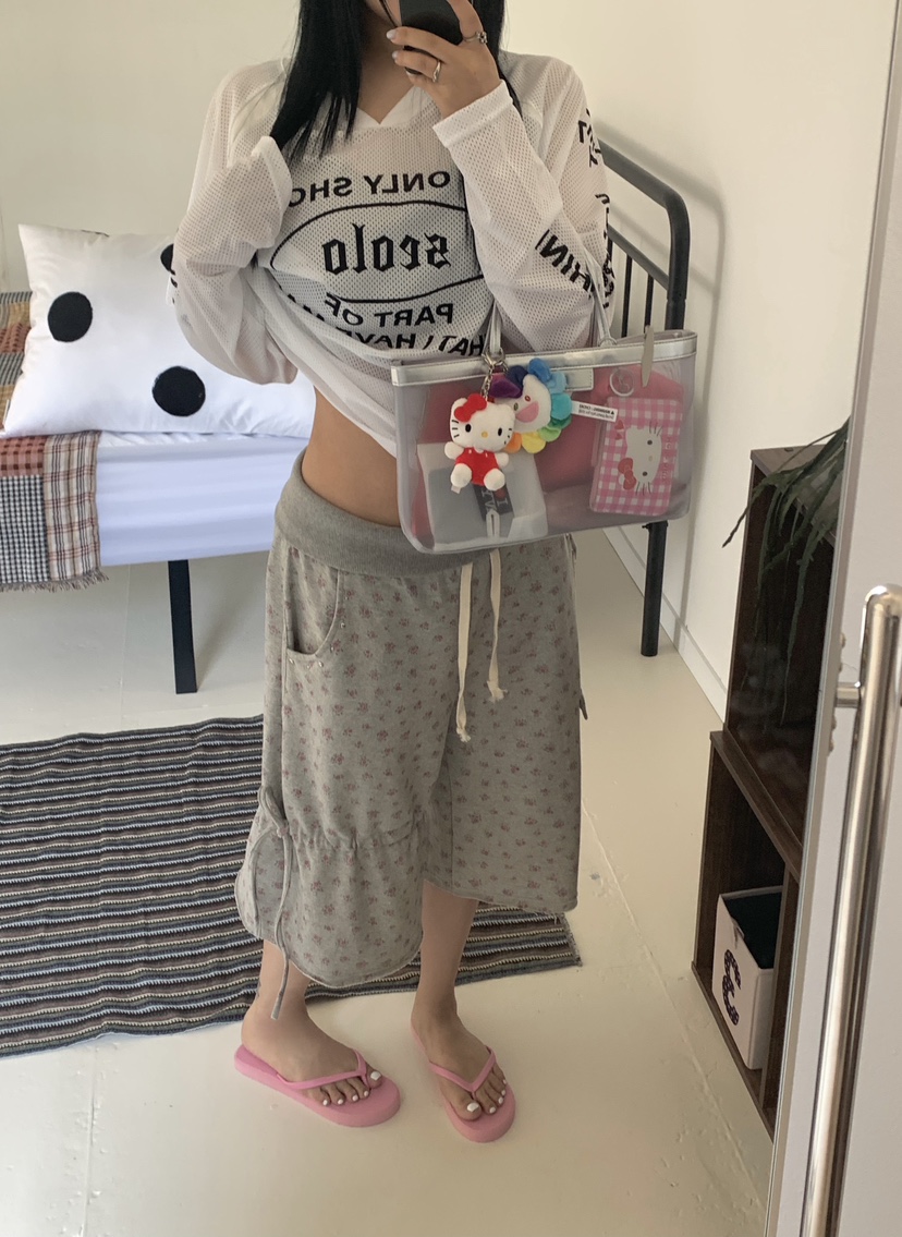 SEOLO韓國東大門代購女裝新款推薦時尚人氣長袖T恤網狀迷彩Seolo seoul長袖T恤