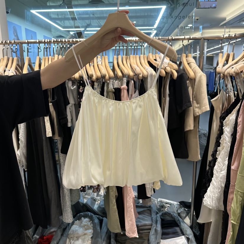 HONG.U韓國直郵女裝新款26夏季人氣熱賣時尚推薦吊帶背心HONG.U吊帶/背心