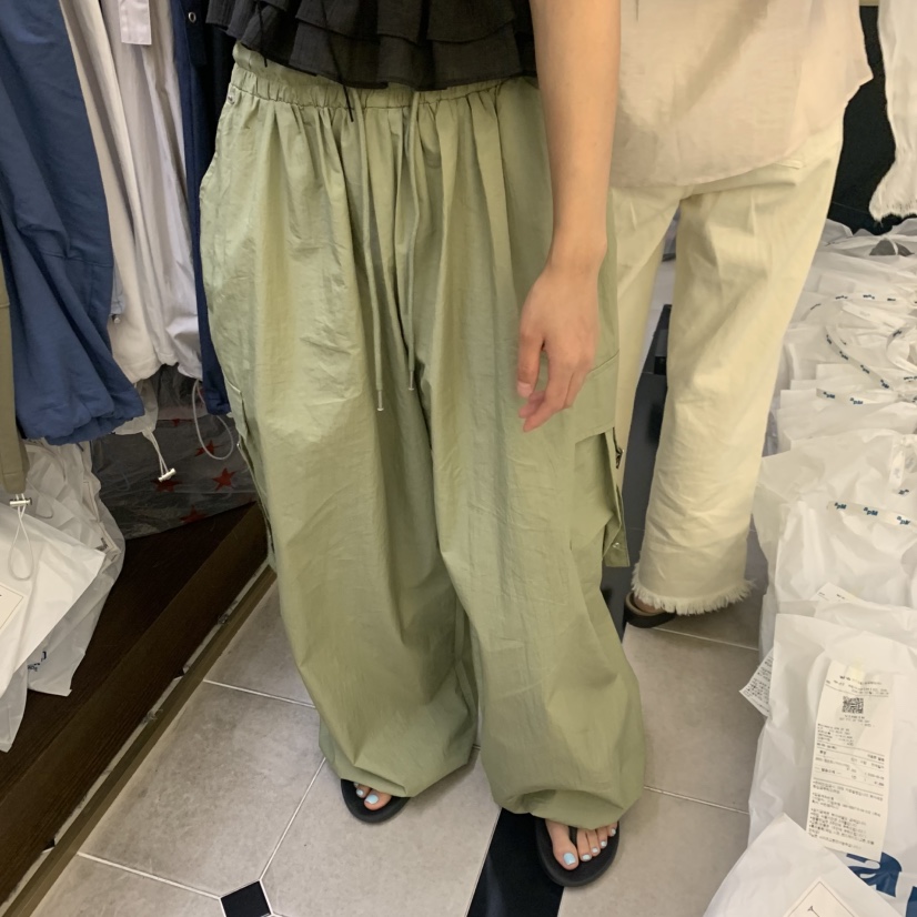 VIRKIN韓國直郵實拍女士新款推薦熱賣休閑26夏季休閑褲鏤空VIRKIN休閑褲圖色2